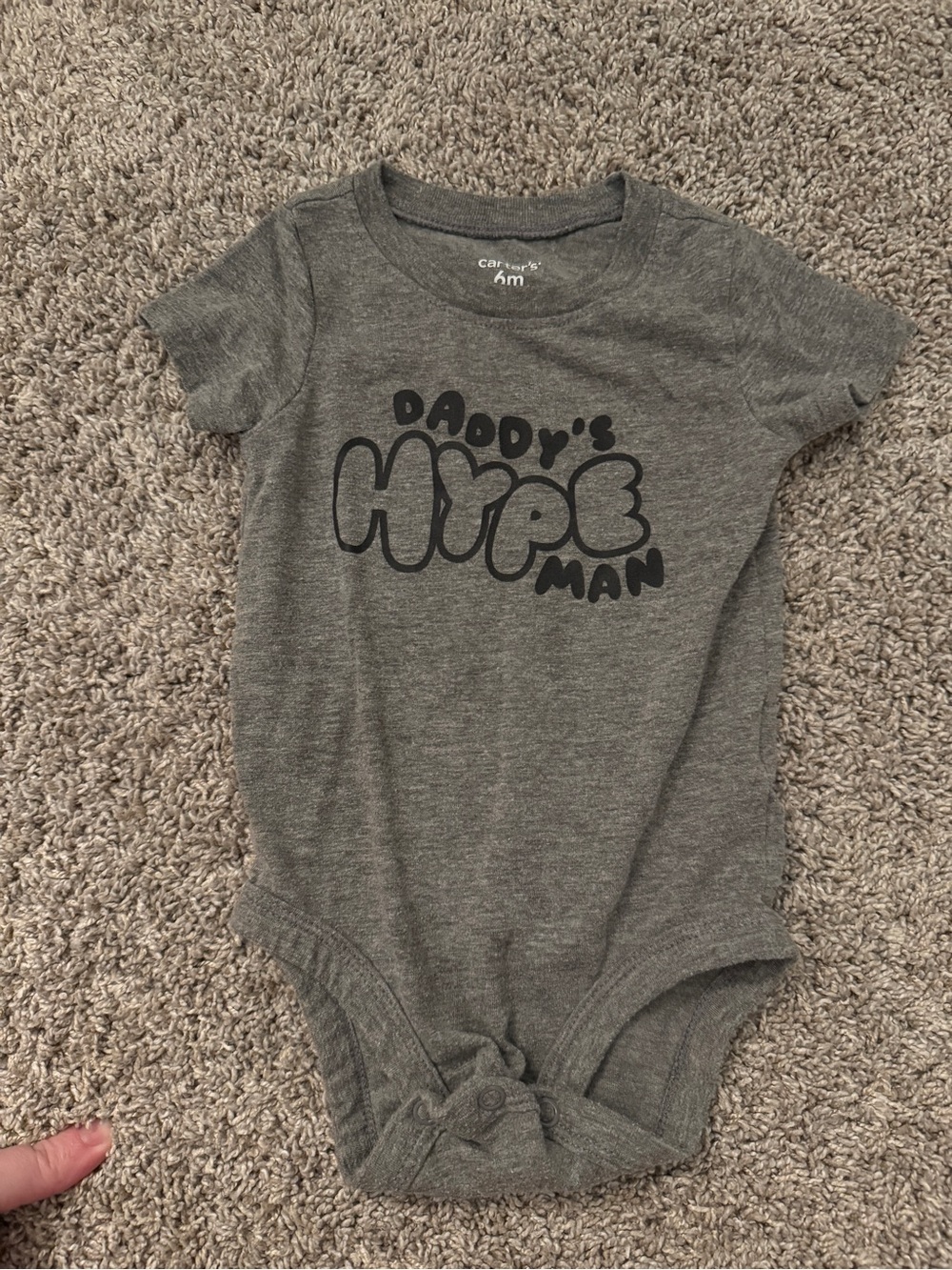 Carters daddy’s hype man 6m onesie